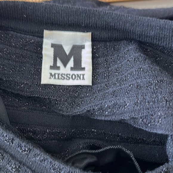 Missoni Knit Crochet Sleeveless Knit Fit Flare A Lined Knee Dress - Picture 8 of 12